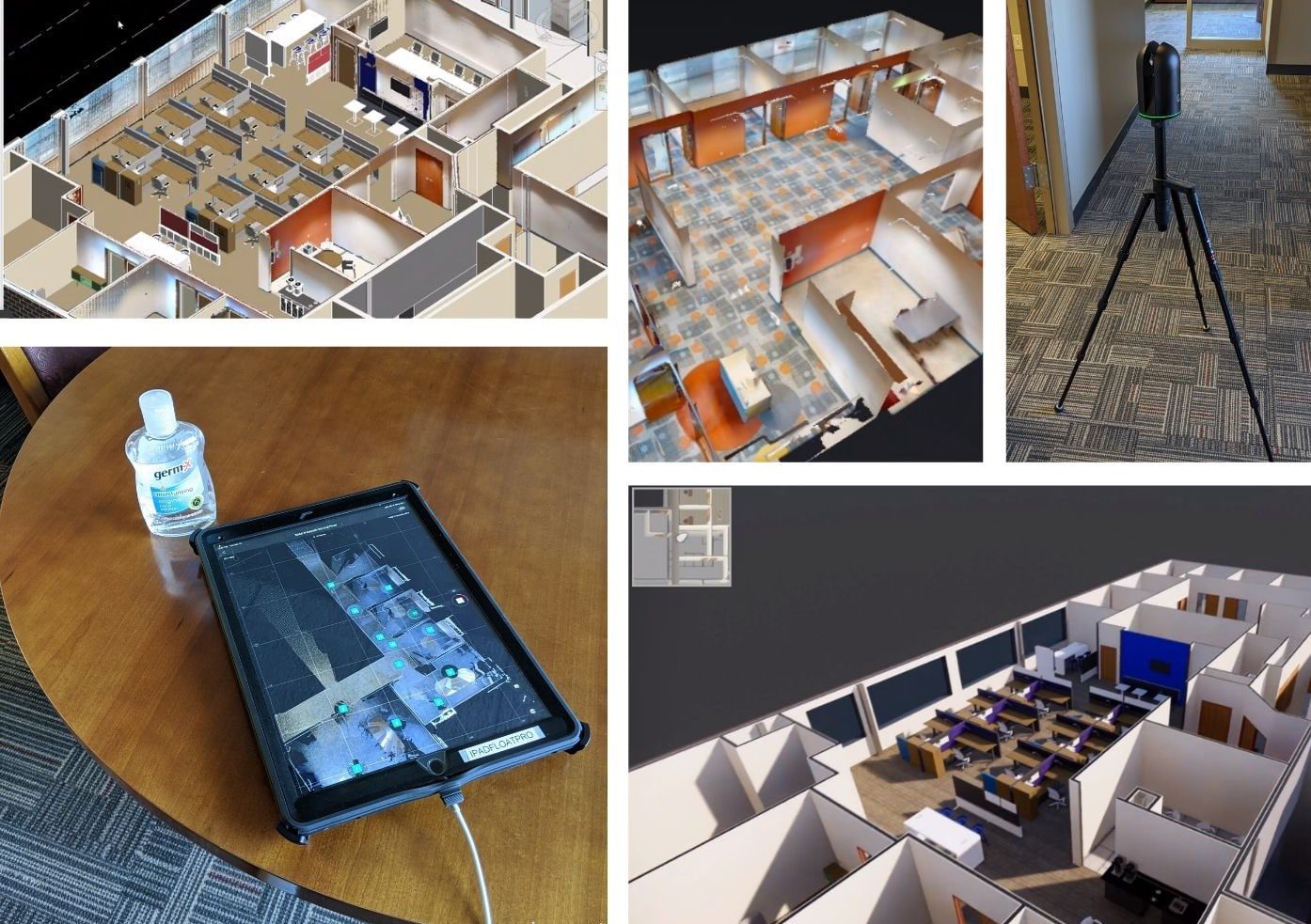 Photos of our 3D scanning process